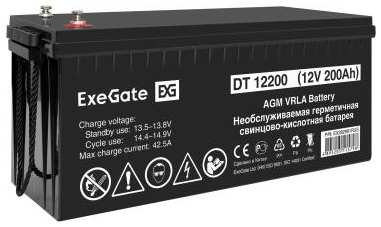 Аккумуляторная батарея ExeGate DT 12200 (12V 200Ah, под болт М8) 2034097038