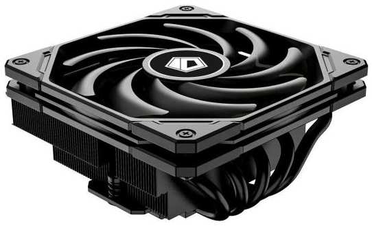 Cooler ID-COOLING IS-55 LGA1700/1200/115X/AM5/AM4 низкопрофильный высота 55mm (27шт/кор, TDP 125W, PWM, 5 тепл.трубок + медная база, FAN 120mm