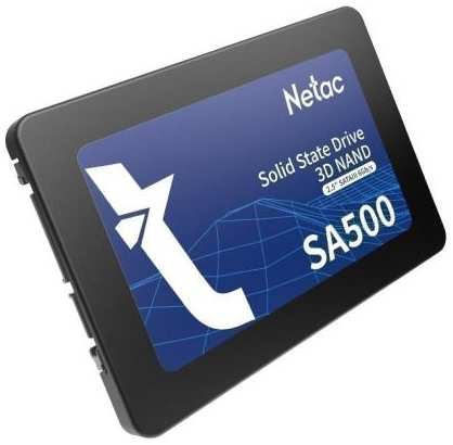 Твердотельный накопитель SSD 2.5 2 Tb Netac SA500 Read 530Mb/s Write 475Mb/s 3D NAND NT01SA500-2T0-S3X 2034097354