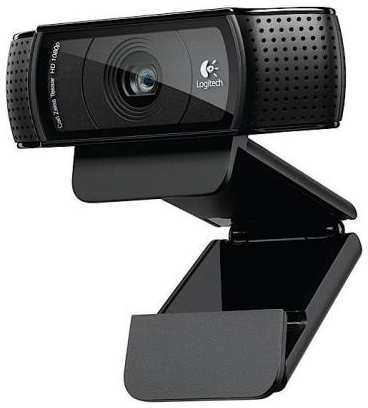 Веб-камера Logitech C920 HD Pro Webcam (Full HD 1080p/30fps, автофокус, угол обзора 78°, стереомикрофон, кабель 1.5м) (арт. 960-000998, M/N: VU0062)