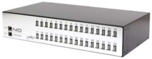 Nio-Electronics Сетевой USB концентратор, 32 внутренних порта, 2U, отказоустойчивая версия 2034098690
