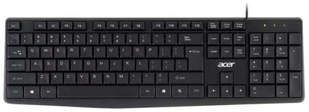 Клавиатура проводная Acer OKW121 USB черный 2034098974