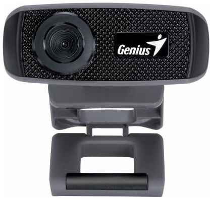 Web-Camera GENIUS FaceCam 1000X v2, 720p, 30 fps, bulld-in microphone, manual focus. Black 2034102300
