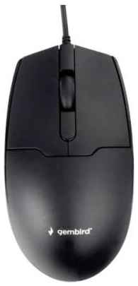Gembird MOP-425 {Мышь, USB, черный, 2кн.+колесо-кнопка, 1000 DPI, кабель 1.8м} [MOP-425] 2034102875