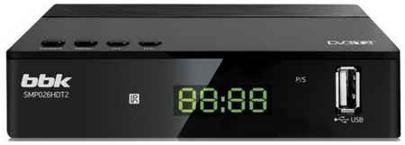 Ресивер DVB-T2 BBK SMP026HDT2 черный 2034106497