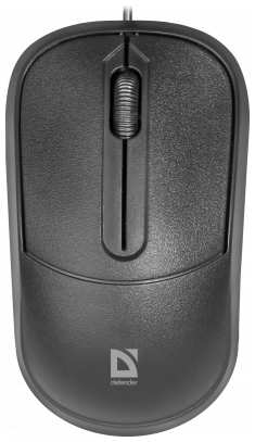 Мышь проводная Defender ISA-531 чёрный USB 2034107313