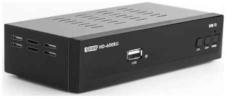 Ресивер DVB-T2 Сигнал Эфир HD-600RU черный 2034109739