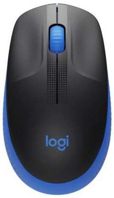 LOGITECH M190 Full-size wireless mouse - BLUE - 2.4GHZ - EMEA - M190 2034110175