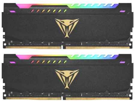 Оперативная память для компьютера 32Gb (2x16Gb) PC4-28800 3600MHz DDR4 DIMM CL20 Patriot Viper Steel RGB PVSR432G360C0K