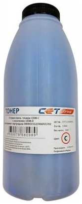 Тонер Cet CE08-C/CE08-D CET111040360 голубой бутылка 360гр. (в компл.:девелопер) для принтера Xerox AltaLink C8045/8030/8035; WorkCentre 7830 2034114084