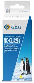 Картридж струйный G&G NC-CLI426Y CLI-426Y желтый (8.4мл) для Canon Pixma MG5140/5240/6140/8140/MX884 2034114370