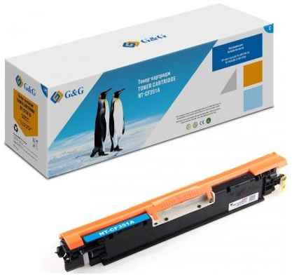 Картридж лазерный G&G NT-CF351A голубой (1000стр.) для HP CLJ Pro MFP M176/M176FN/M177/M177FW 2034114904