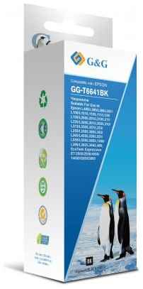 Чернила G&G GG-T6641BK черный100мл для Epson L100, L110, L120, L130, L132, L210, L222 2034115557