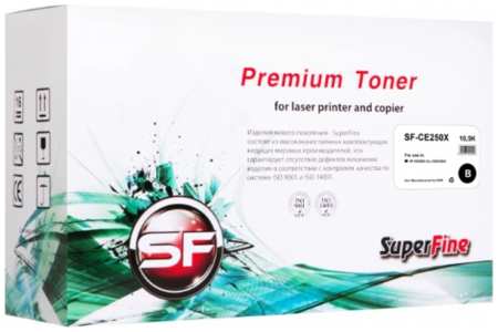 Картридж SuperFine CE250X для HP Color LaserJet CP3525 Color LaserJet CM3530 10500стр