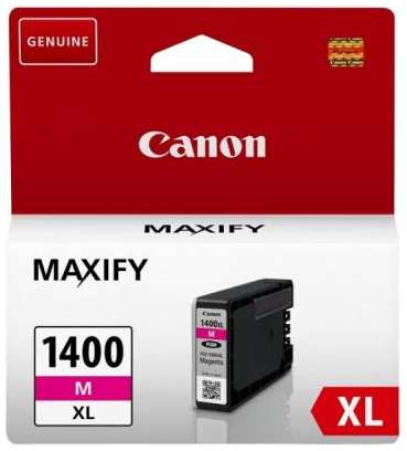 Картридж SuperFine PGI-1400XL для Canon MB2040 MB2340 Maxify MB2140 Maxify MB2740 935стр Пурпурный 2034120254