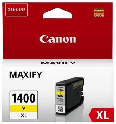 Картридж SuperFine PGI-1400XL для Canon MB2040 MB2340 Maxify MB2140 Maxify MB2740 935стр Желтый 2034120258