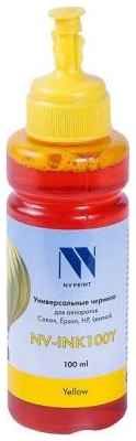 NV-Print Чернила NV-INK100U Yellow универсальные на водной основе для аппаратов Сanon/Epson/НР/Lexmark (100 ml) (Китай) 2034120754