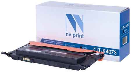 NV-Print Картридж NVP совместимый NV-CLT-K407S Black для Samsung CLP 320/ 320N/ 325/ 325W/ CLX 3180/ 3180FN/ 3180FW/ 3185/ 3185FW/ 3185N/ 3185FN/ 3185W (1500k) 2034121522
