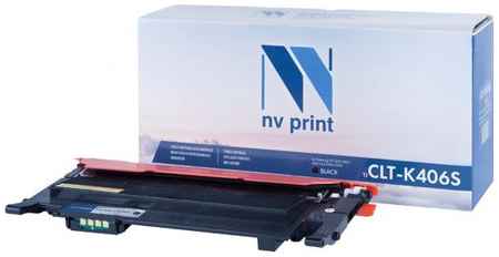 NV-Print Картридж NVP совместимый NV-CLT-K406S для Samsung CLP 360/ 365/ 365W/ Xpress C410W/ C460W/ CLX 3300/ 3305/ 3305FN/ 3305FW/ 3305N/ 3305W (1500k)