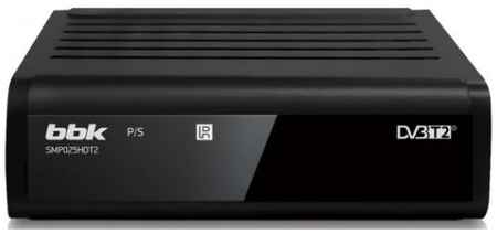 Ресивер DVB-T2 BBK SMP025HDT2 черный 2034122131