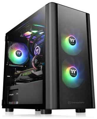 Корпус Thermaltake V150 TG без БП mATX 3x120mm 4x140mm 2xUSB2.0 1xUSB3.0 audio bott PSU