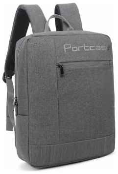 Рюкзак для ноутбука 15.6 PortCase KBP-132GR полиэстер серый 2034123797