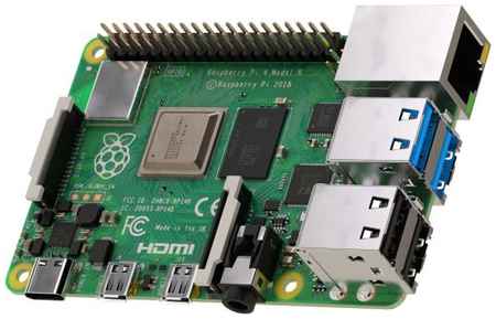 Raspberry Pi 4 Model B (RA545) Retail, 4GB RAM, Broadcom BCM2711 Quad core Cortex-A72 (ARM v8) 64-bit SoC @ 1.5GHz CPU, WiFi, Bluetooth, 40-pin GPIO 2034124243