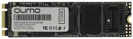 Твердотельный накопитель SSD M.2 512 Gb QUMO Q3DT-512GAEN-M2 Read 560Mb/s Write 540Mb/s 3D NAND TLC