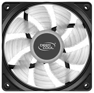 Вентилятор DEEPCOOL RF120R (120мм, 21.9dB, 1300rpm, 3 pin, красная подсветка) RTL