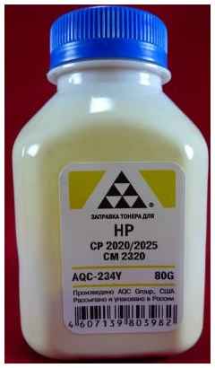 Тонер для картриджей CC532A/CE412A Yellow (фл. 80г) AQC-США фас.Россия 2034126576