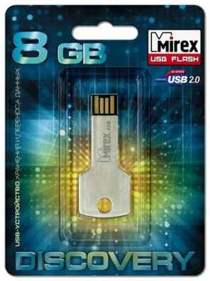 Флеш накопитель 8GB Mirex Corner Key, USB 2.0 2034126722