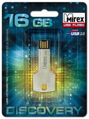 Флеш накопитель 16GB Mirex Corner Key, USB 2.0 2034126762