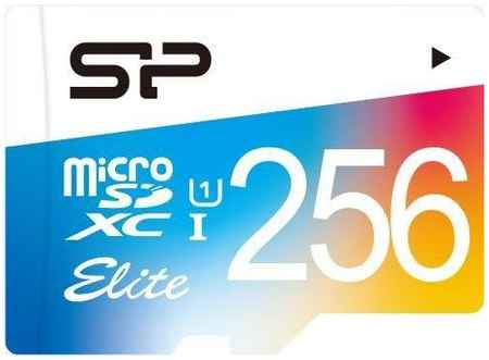 Флеш карта microSD 256GB Silicon Power Elite microSDHC Class 10 UHS-I (SD адаптер) Colorful 2034126795