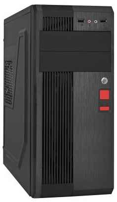 Exegate EX283222RUS Корпус Miditower ExeGate UN-605B-350W-12 (ATX, UN350 120mm, 2USB, аудио, блокировка, )