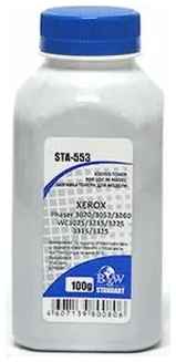 Black&White Тонер XEROX Phaser 3020/3052/3260, WC3025/3215/3225/3315/3325 (фл. 100г) B&W Standart фас.Россия 2034127490