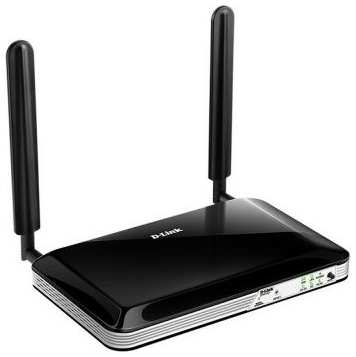 D-Link Wireless N300 LTE Router with 1 USIM/SIM Slot, 1 10/100Base-TX WAN port, 4 10/100Base-TX LAN ports