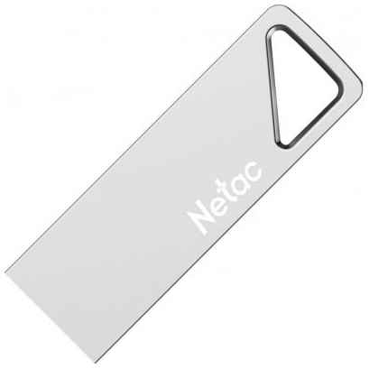 Флеш Диск Netac U326 8Gb, USB2.0, металлическая плоская 2034129335