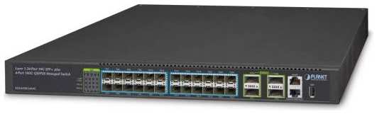 Planet Layer 3 24-Port 10G SFP+ + 4-Port 40G/100G QSFP28 Managed Switch with optional Redundant Power 2034130204