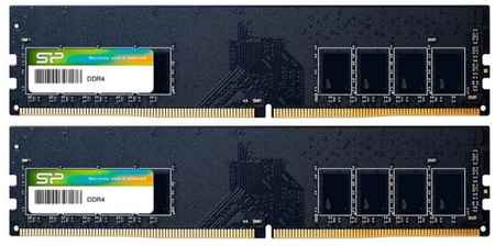 Оперативная память для компьютера 16Gb (2x8Gb) PC4-28800 3600MHz DDR4 DIMM CL18 Silicon Power XPower AirCool (SP016GXLZU360B2A)