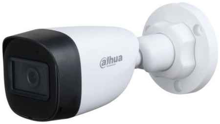 Камера видеонаблюдения Dahua DH-HAC-HFW1200CP-0280B 2.8-2.8мм HD-CVI HD-TVI цветная корп.:белый 2034134100