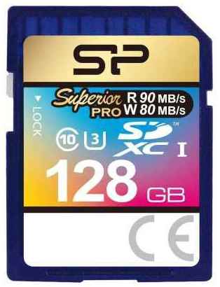 Карта памяти SD XC 128Gb Silicon Power Superior Pro SP128GBSDXCU3V10 2034134265