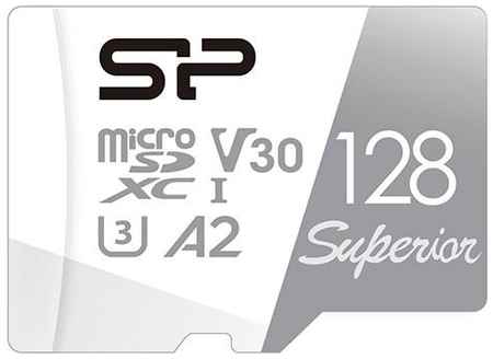 Флеш карта microSD 128GB Silicon Power Superior Pro A2 microSDXC Class 10 UHS-I U3 Colorful 100/80 Mb/s