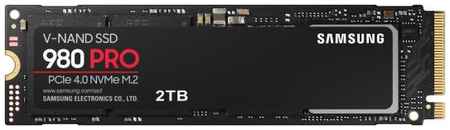 Твердотельный накопитель SSD M.2 2 Tb Samsung 980 PRO Series Read 7000Mb/s Write 5000Mb/s 3D NAND TLC MZ-V8P2T0BW 2034134457