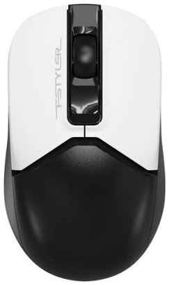 Мышь A4Tech Fstyler FG12S Panda белый/черный оптическая (1200dpi) silent беспроводная USB (3but) 2034134630