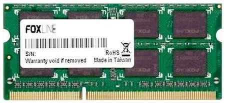 Оперативная память для ноутбука 16Gb (1x16Gb) PC4-25600 3200MHz DDR4 SO-DIMM CL22 Foxline FL3200D4S22-16G FL3200D4S22-16G 2034135607