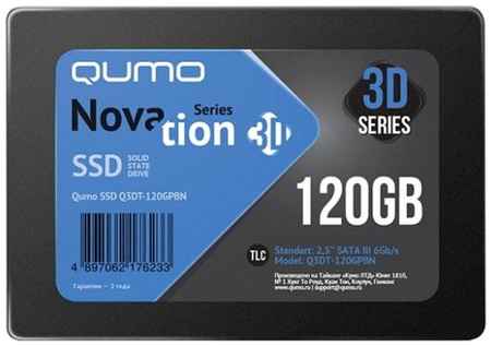 Твердотельный накопитель SSD 2.5 120 Gb QUMO Q3DT-120GSCY Read 560Mb/s Write 540Mb/s 3D NAND TLC 2034135863
