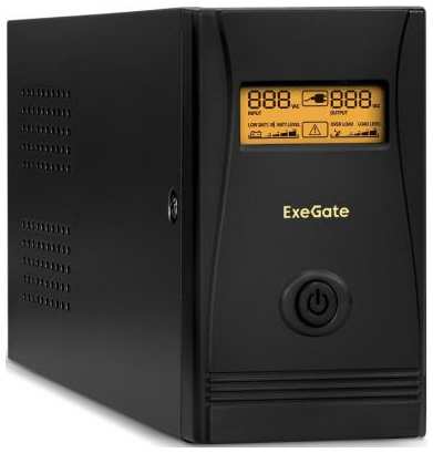 Источник бесперебойного питания Exegate SpecialPro Smart LLB-800.LCD.AVR.C13.RJ.USB 800VA Черный EP285583RUS 2034135939
