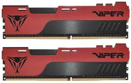 Оперативная память для компьютера 16Gb (2x8Gb) PC4-32000 4000MHz DDR4 DIMM CL20 Patriot Viper Gaming Elite II (PVE2416G400C0K)