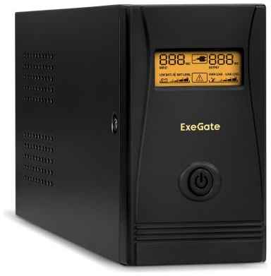 Источник бесперебойного питания Exegate SpecialPro Smart LLB-600.LCD.AVR.C13.RJ.USB 600VA Черный (EP285579RUS) 2034150046