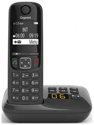 Р/Телефон Dect Gigaset AS690 RUS SYS черный АОН 2034152148